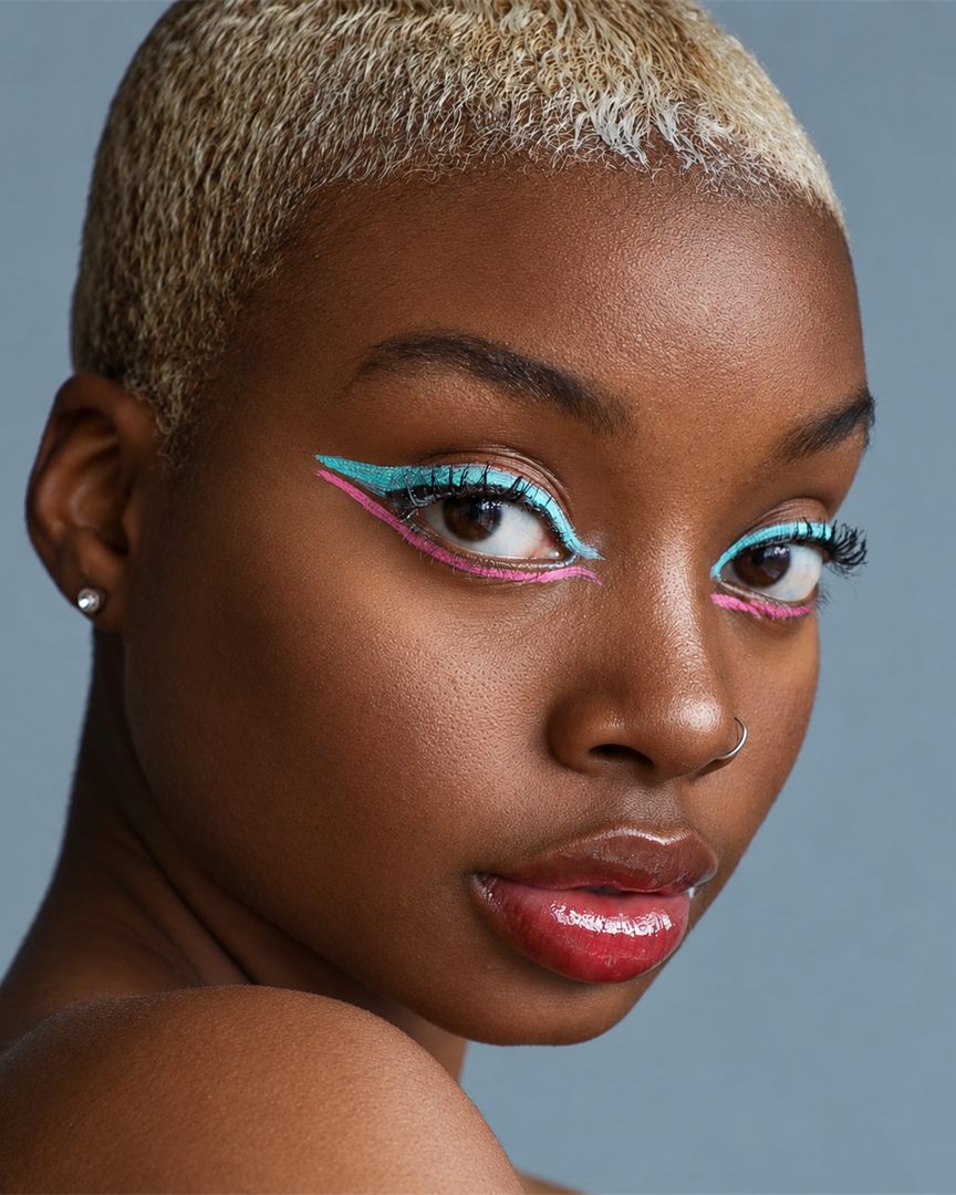 Portrait de face après retouche
